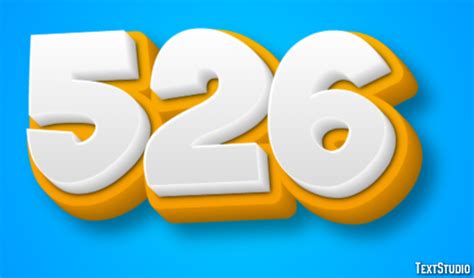 3D Lotto Number: 526 .